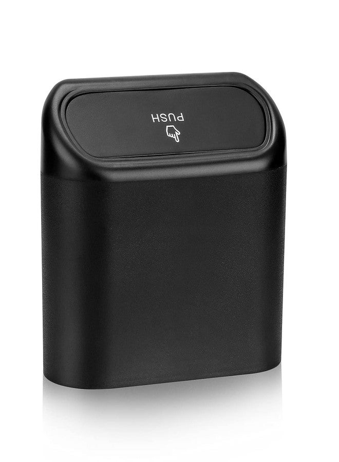 DIVHUK Car Trash Bin Portable Dustbin with Lid Mini Garbage Collector Waterproof Multi Use Trashcan Pressing Type Waste Storage and Organizer (Pack of 1) - Image 1
